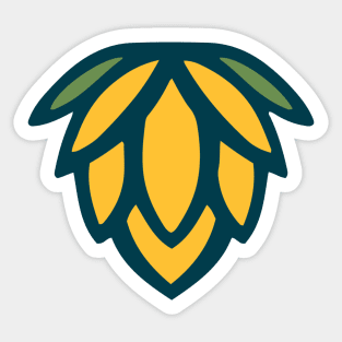 Milwaukee Beer Review hop logo Sticker